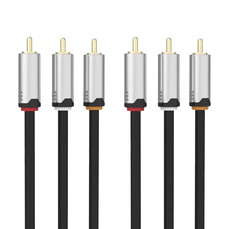 3 x RCA AV Audio Video Cable - HMC231
