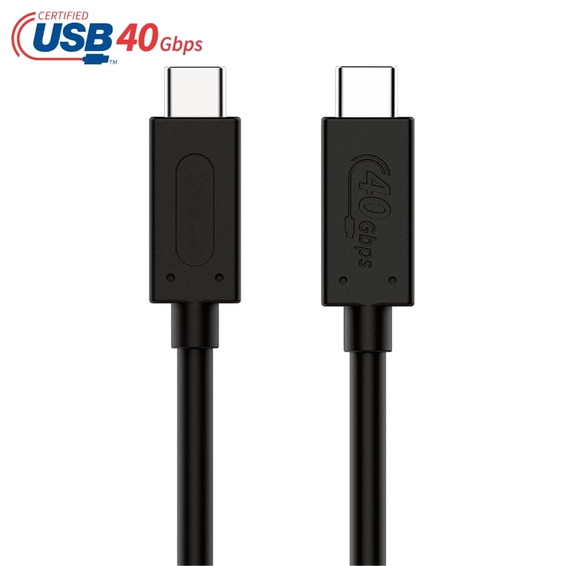 كابل USB4 معتمد بسرعة 40Gbps بطول 0.8م - PF587A