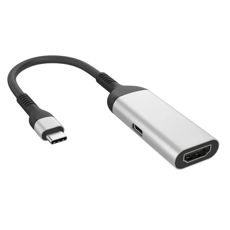 USB C 2 in 1 Adapter (with PD60w) - PF502