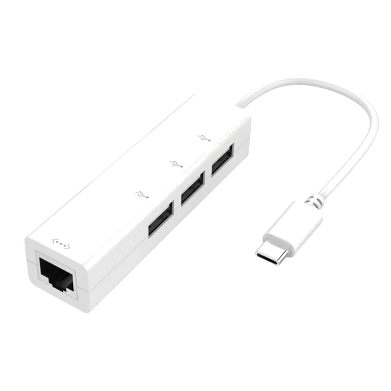 USB C 4 in 1 Adapter (RJ45 100Mbps) - MP420
