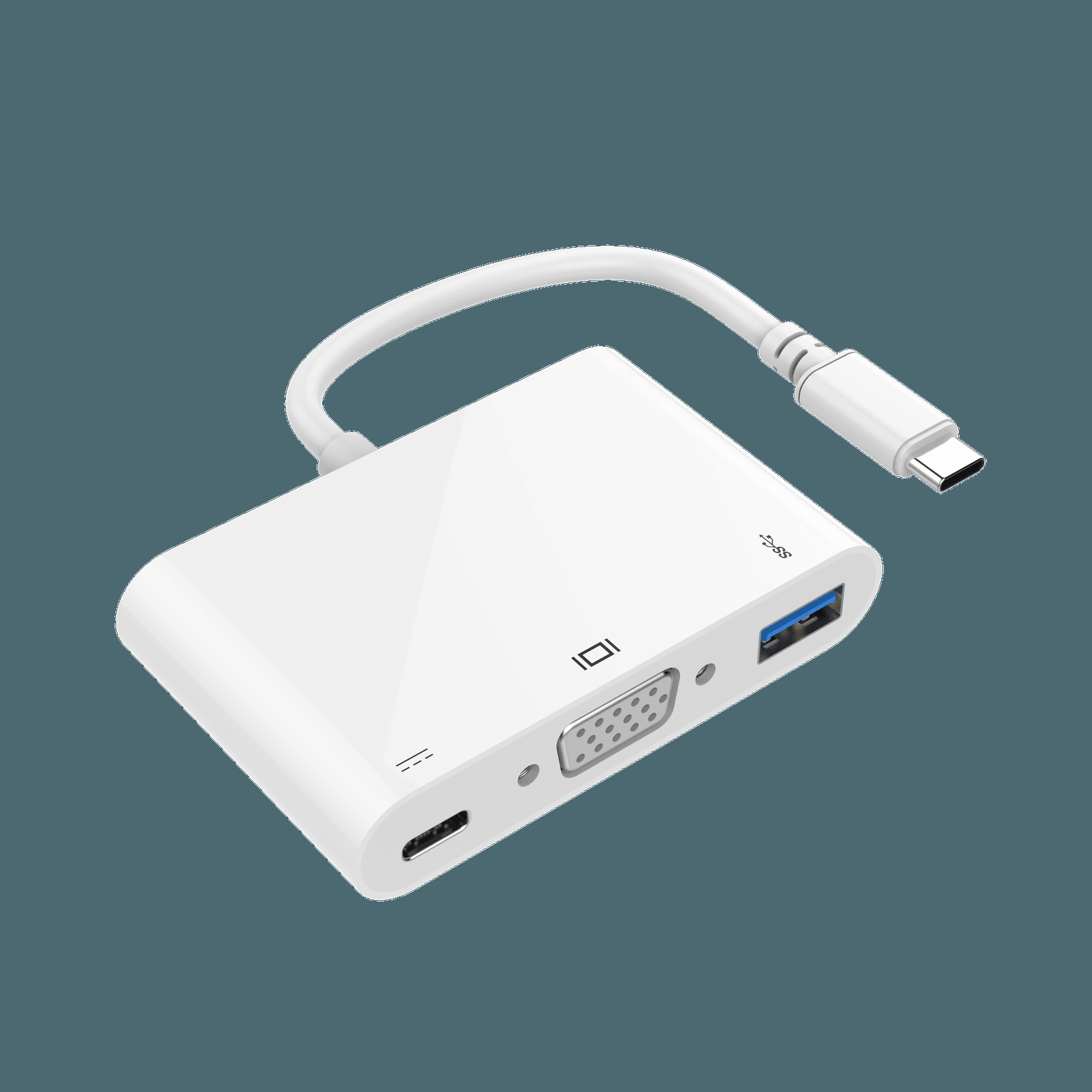 USB-C-3-in-1-Adapter - MP438 — Produktbild 2