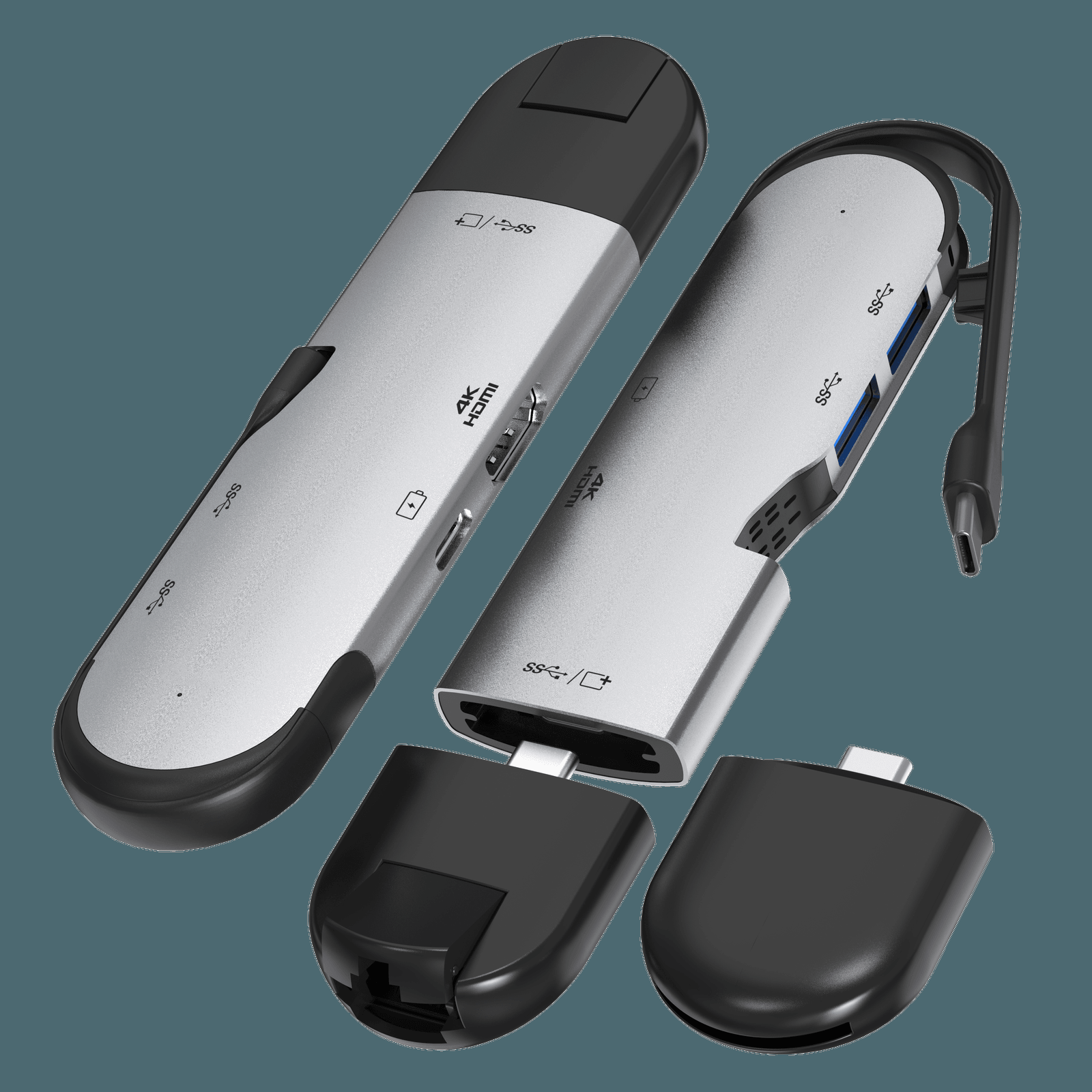 USB-C 7-in-1 모듈형 어댑터 - PF434A — 제품 이미지 2