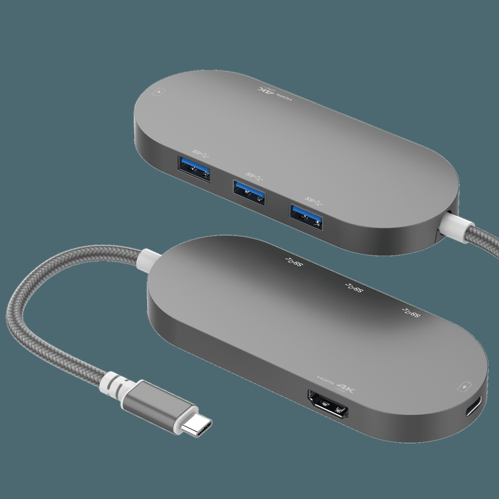 USB C 5-in-1 Adapter - MP461GR — Product image 2