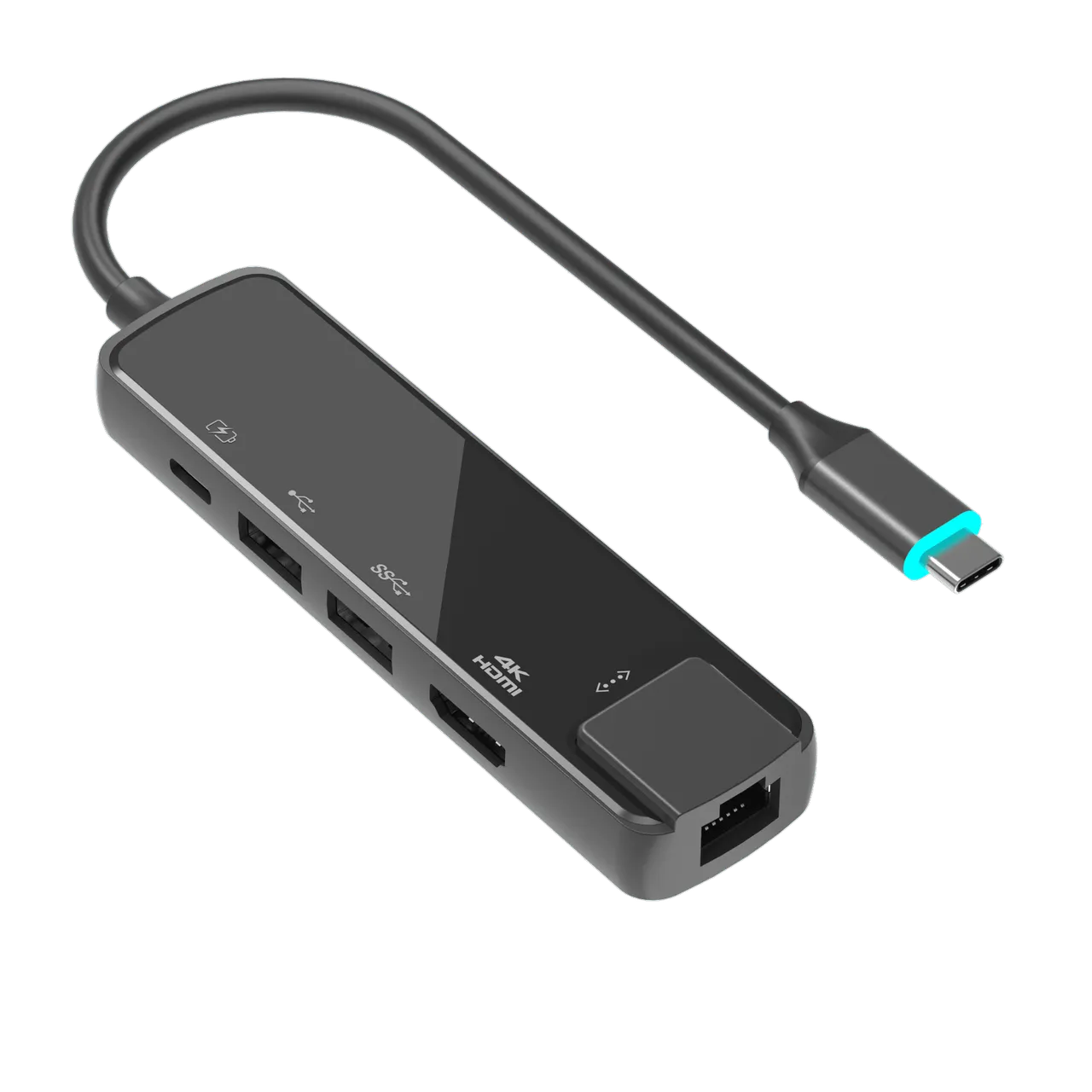 USB C 5-in-1 Mirror Face Adapter - WG508B